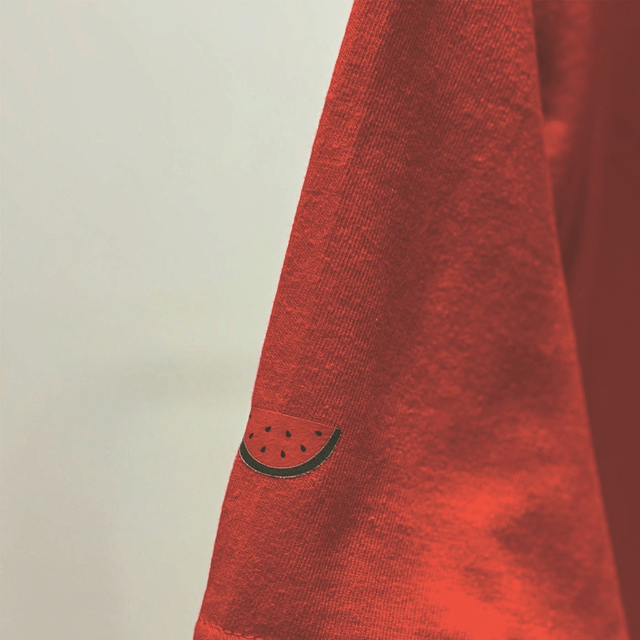 T-shirt rouge édition limitée "Pastèque"