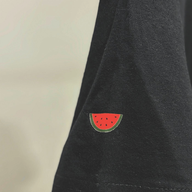 T-shirt noir édition limitée "Pastèque" 